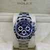 Rolex Daytona Blue Dial Stainless Steel Chronograph Watch