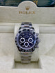 Rolex Daytona Blue Dial Stainless Steel Chronograph Watch
