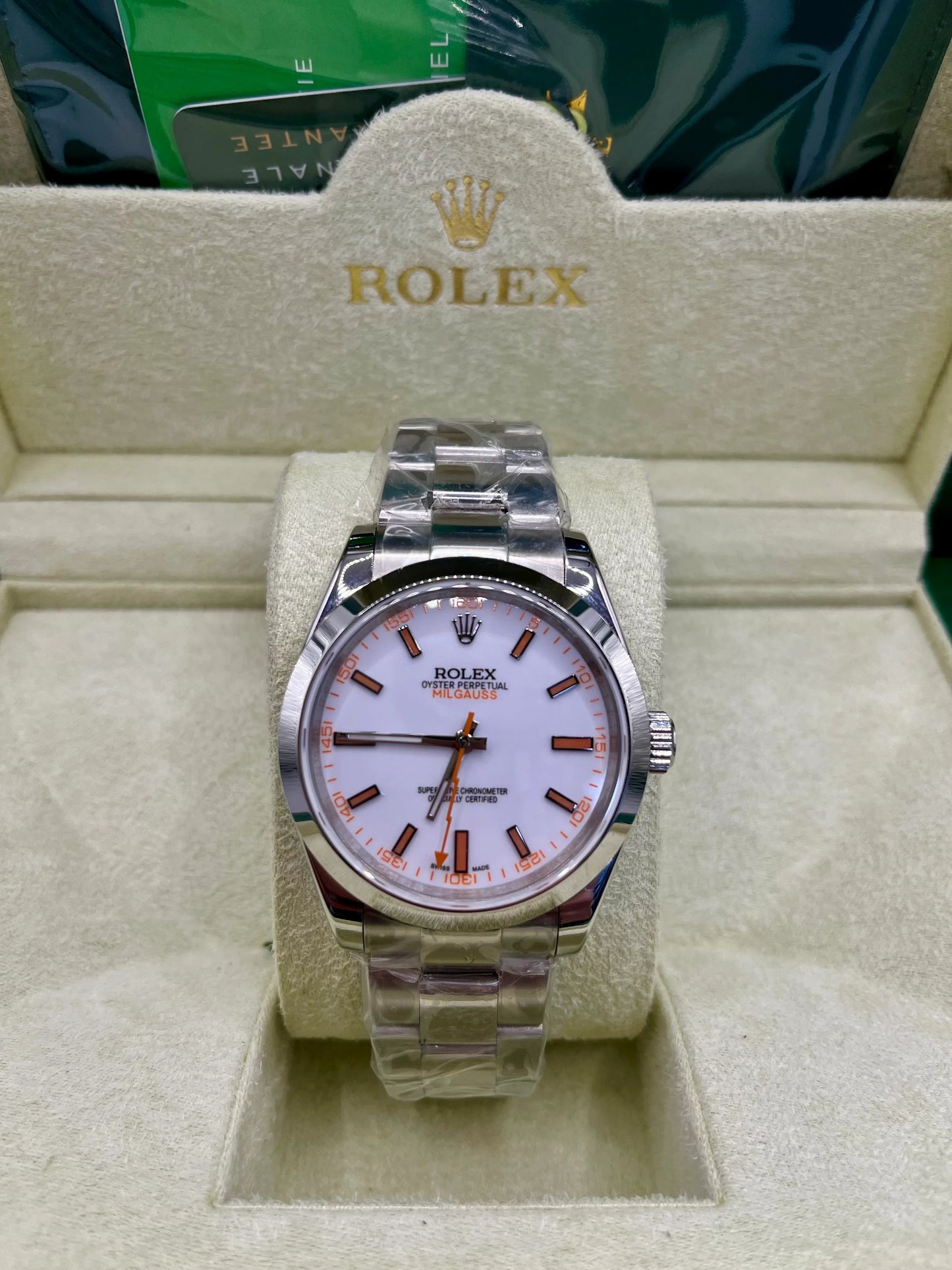 Rolex Datejust White Dial Stainless Steel Watch