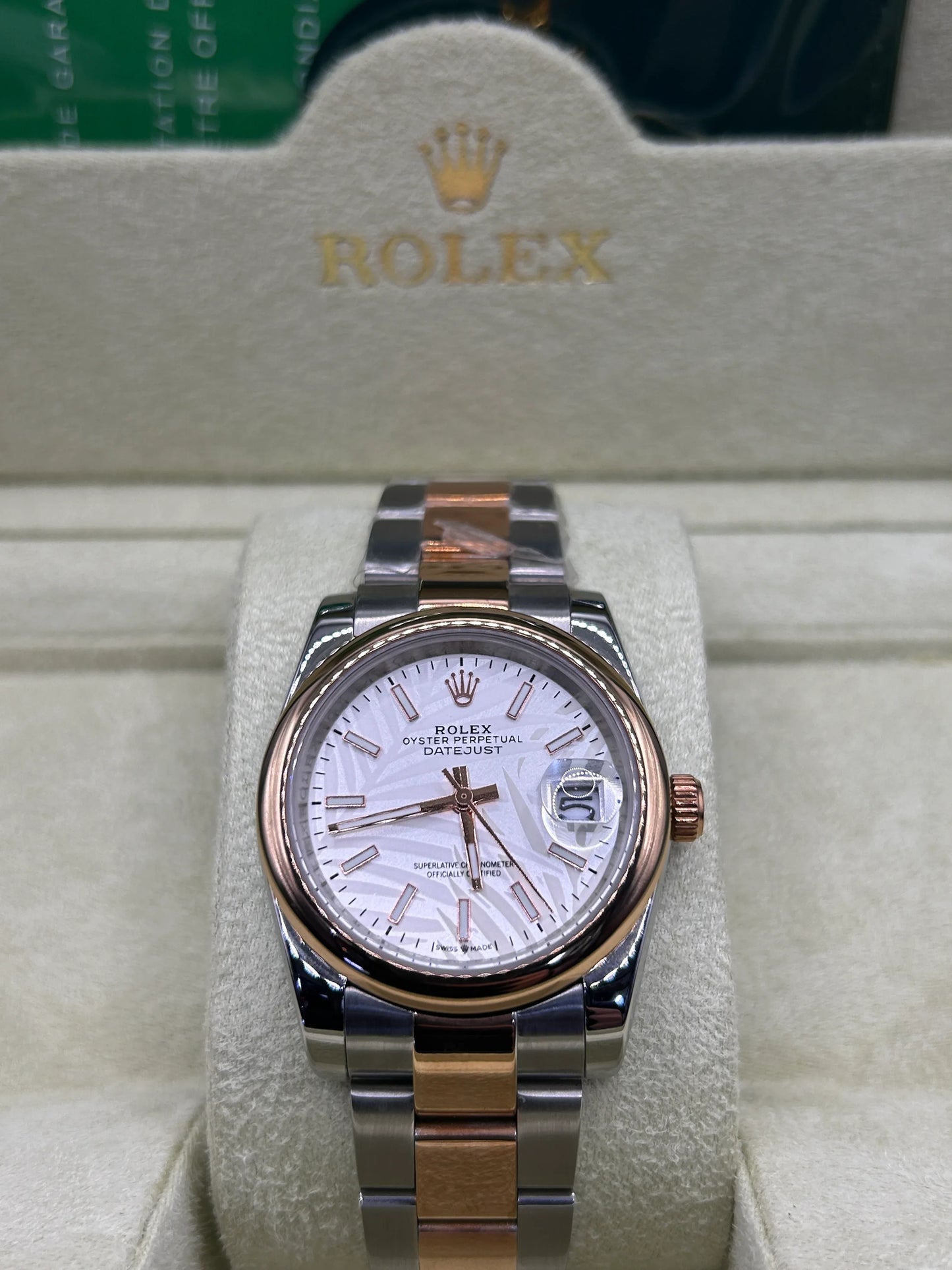 Rolex Datejust Two-Tone Rose Gold Watch