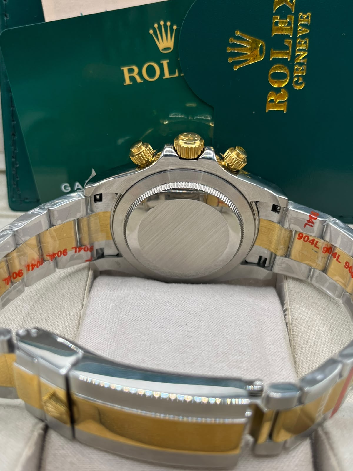 Rolex Cosmograph Daytona Black Dial Gold & Steel (MASTER COPY)