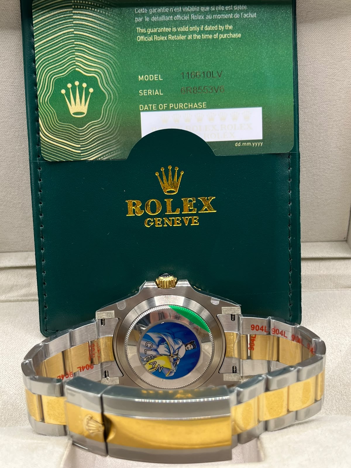 Clean Rolex Submariner Bluesy (CLONE)