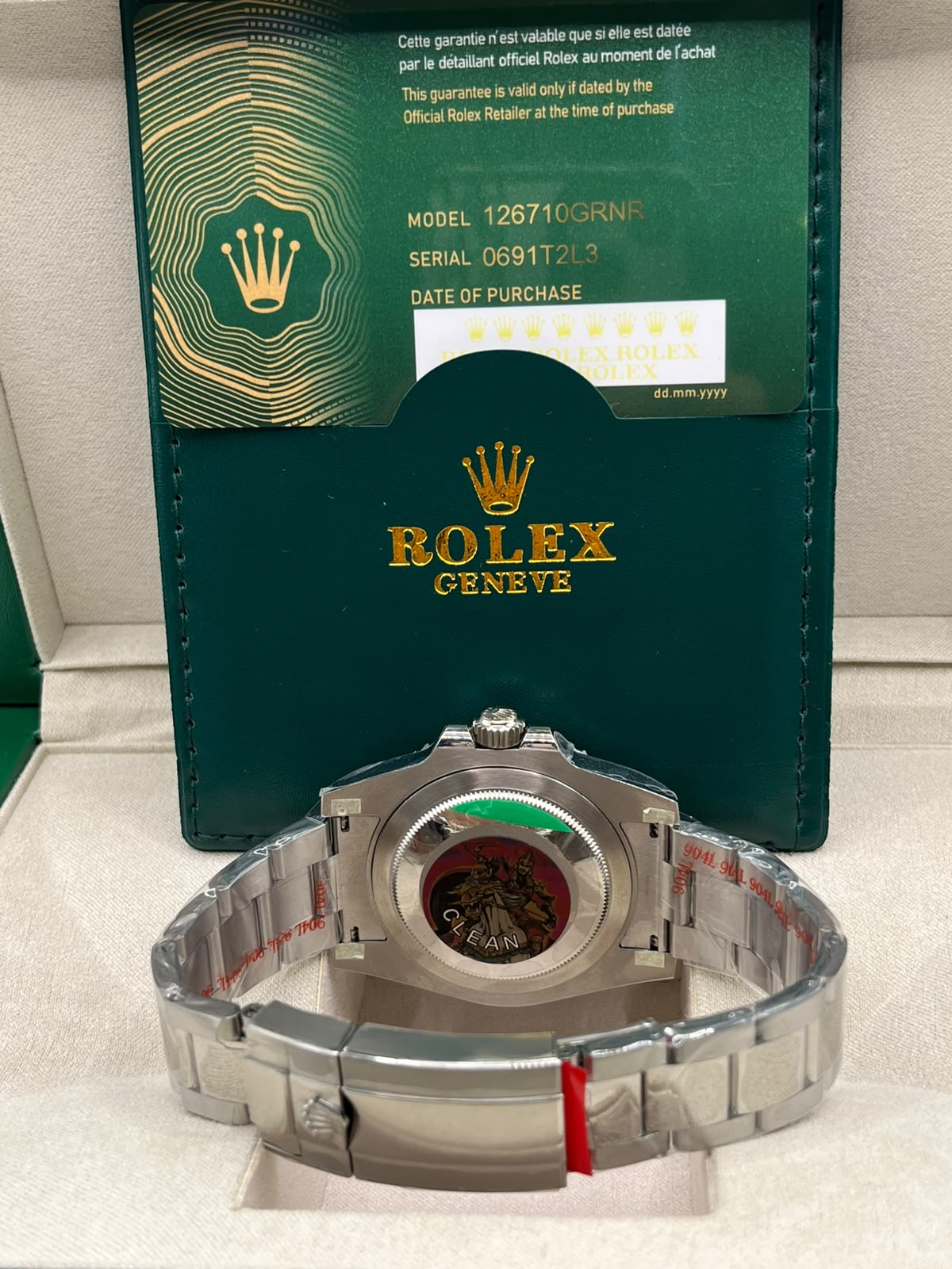 Clean Rolex GMT-Master II Bruce Wayne (CLONE)