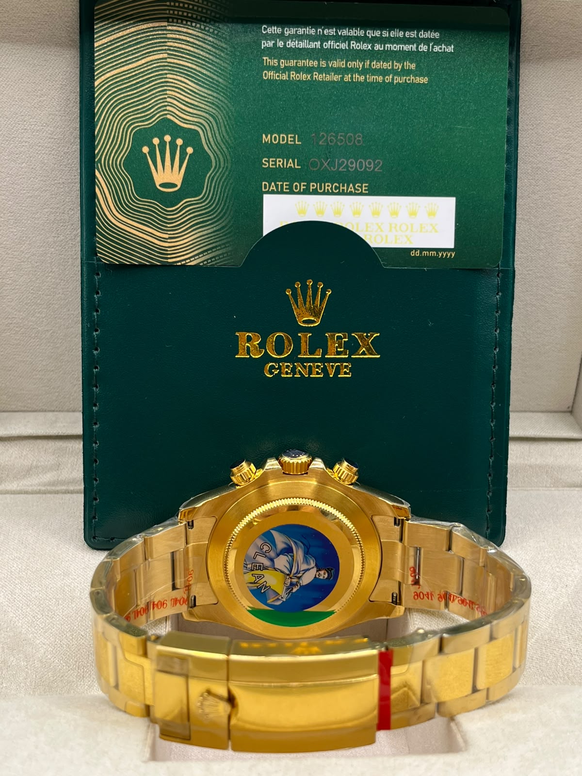 Clean Rolex Daytona Gold & Black Dial (CLONE)