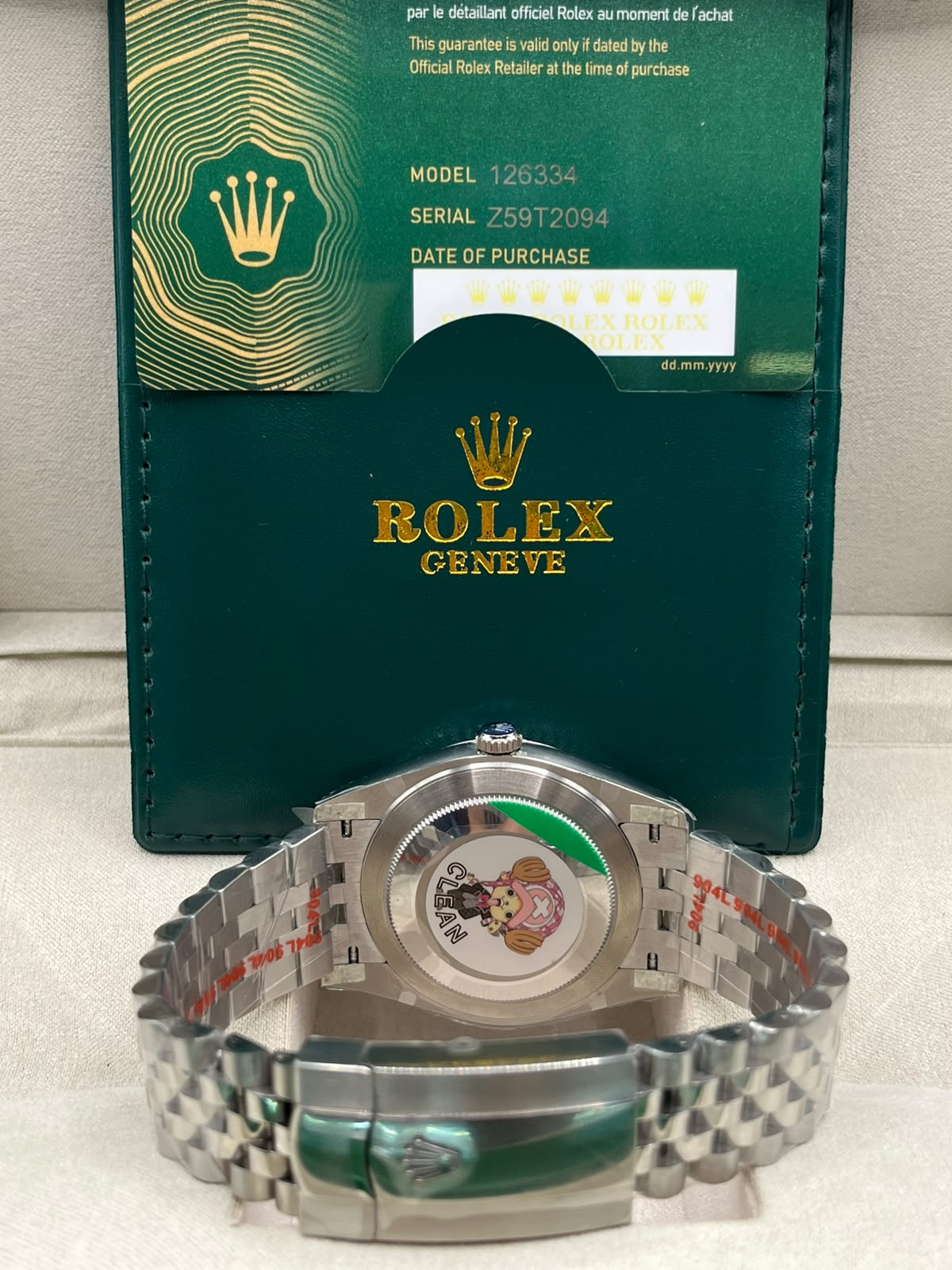 Clean Rolex Datejust Wimbledon (CLONE)