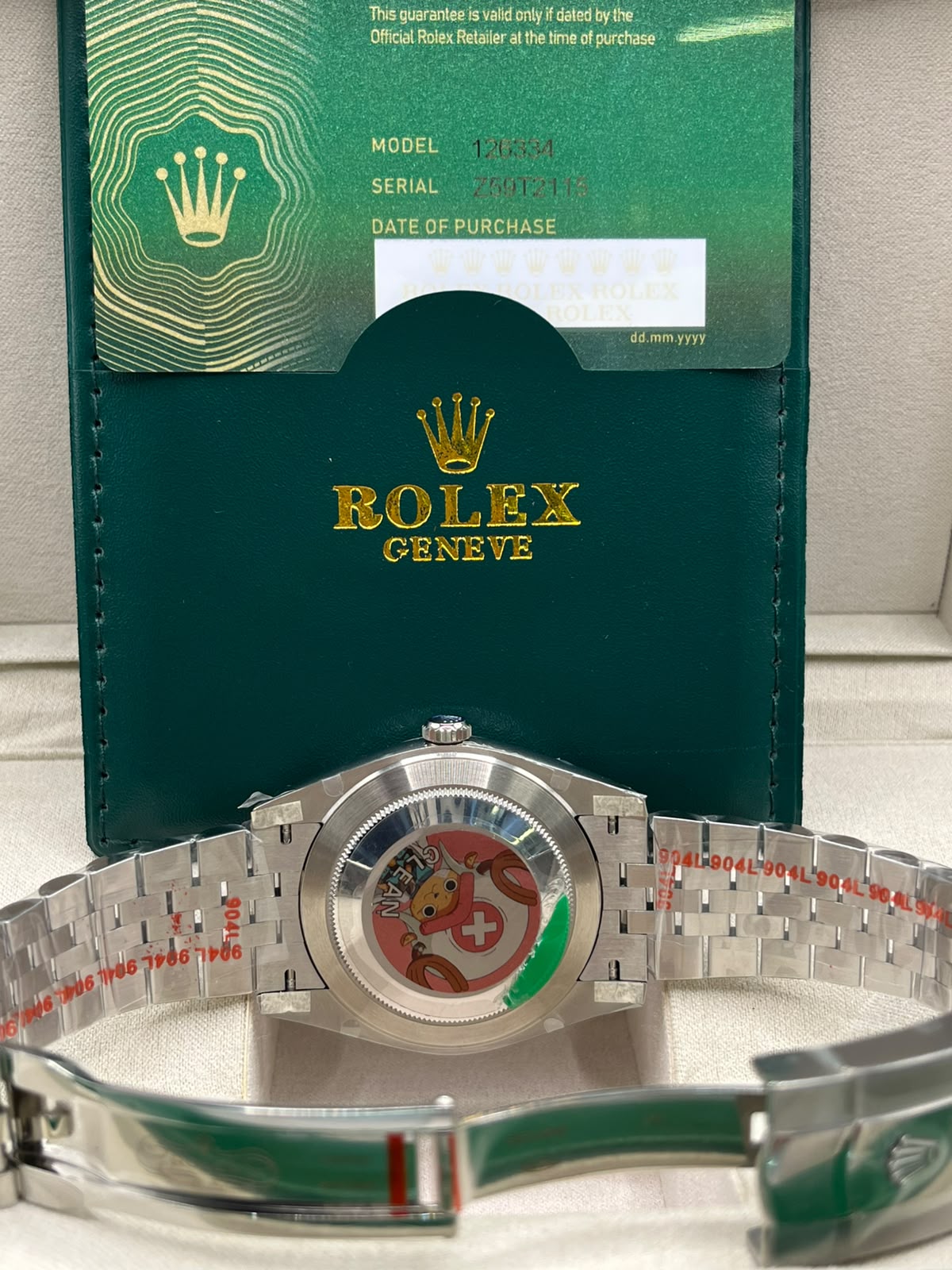 Clean Rolex Datejust Blue Diamond Dial (CLONE)
