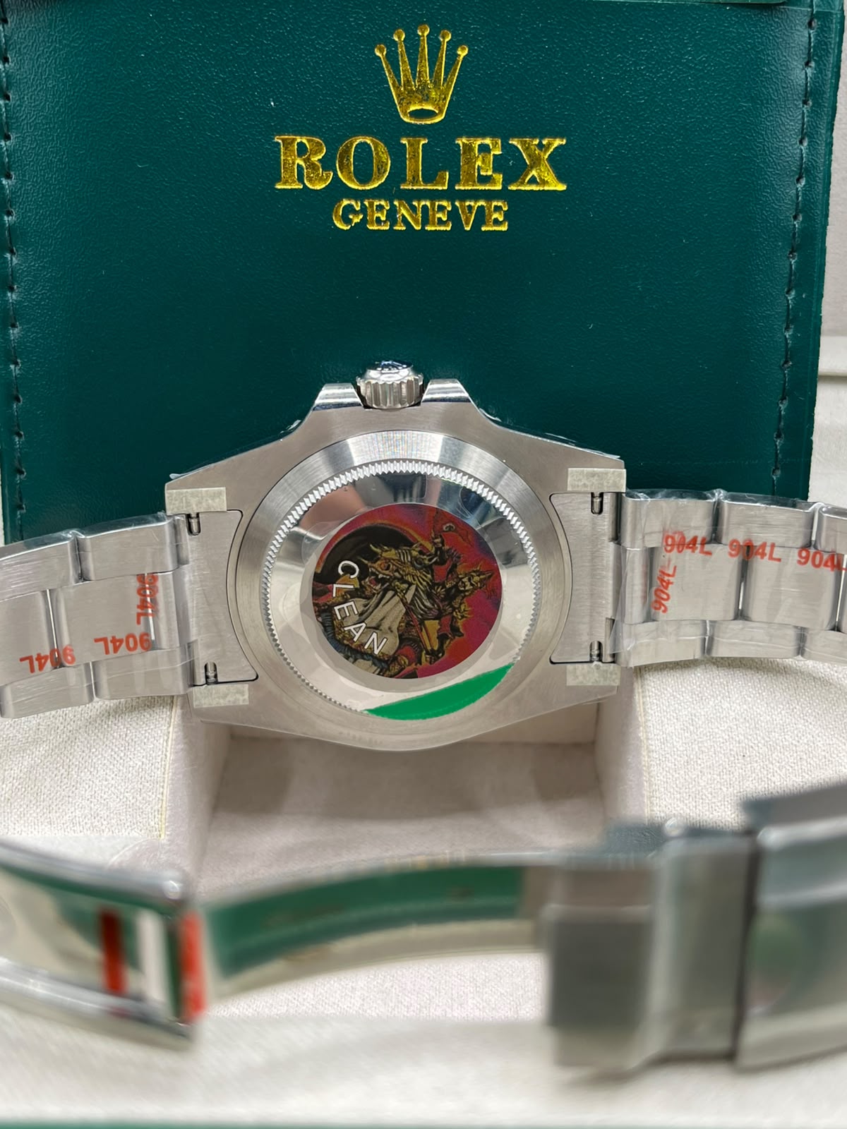 Clean Rolex GMT-Master II – Black & Grey Bezel (CLONE)