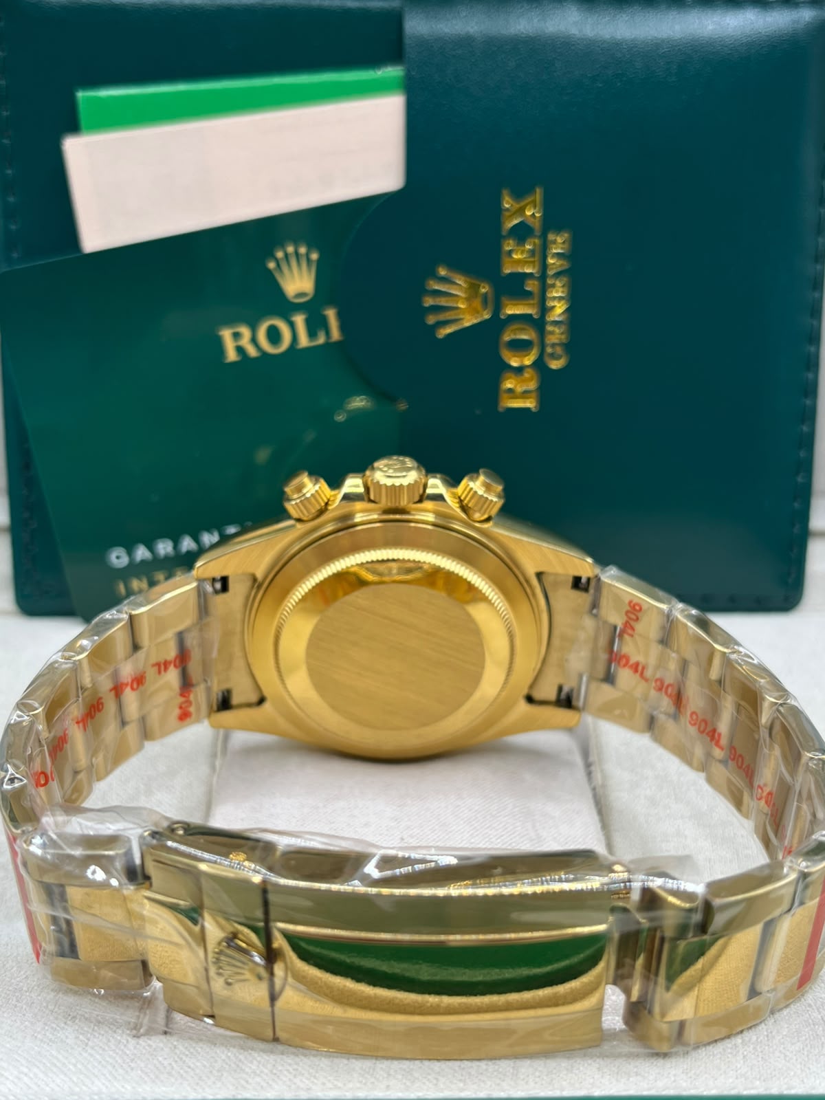 Rolex Cosmograph Daytona Black Dial Yellow Gold(MASTER COPY)