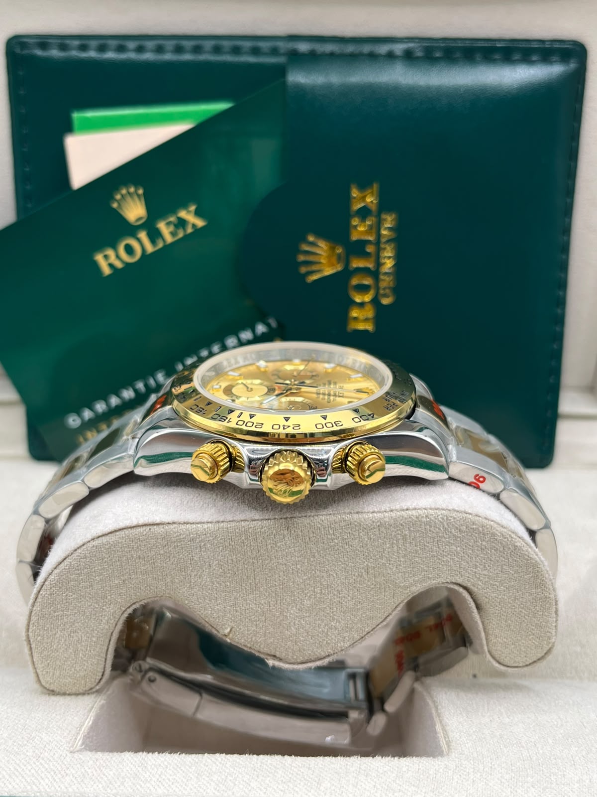 Rolex Cosmograph Daytona Champagne Dial Gold & Steel (MASTER COPY)