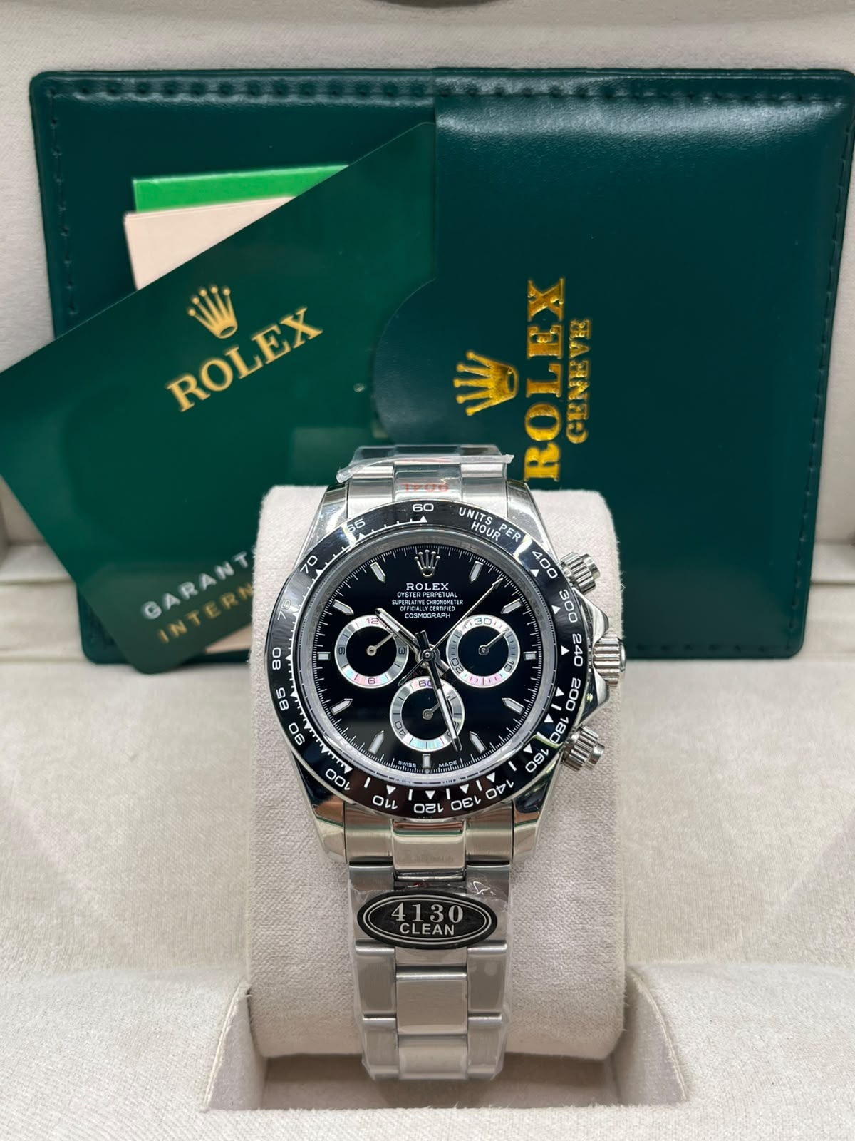 Rolex Cosmograph Daytona Black Dial Watch (MASTER COPY)