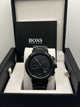 Hugo Boss Men's Black Dial Rubber Strap Watch (Copy)