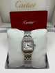 Cartier Panthère Watch Silver Dial Silver Stainless Steel Bracelet (Copy)