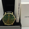 Emporio Armani Gold Watch with Green  (Copy)