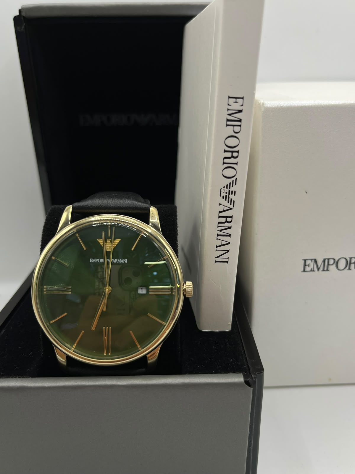 Emporio Armani Gold Watch with Green  (Copy)