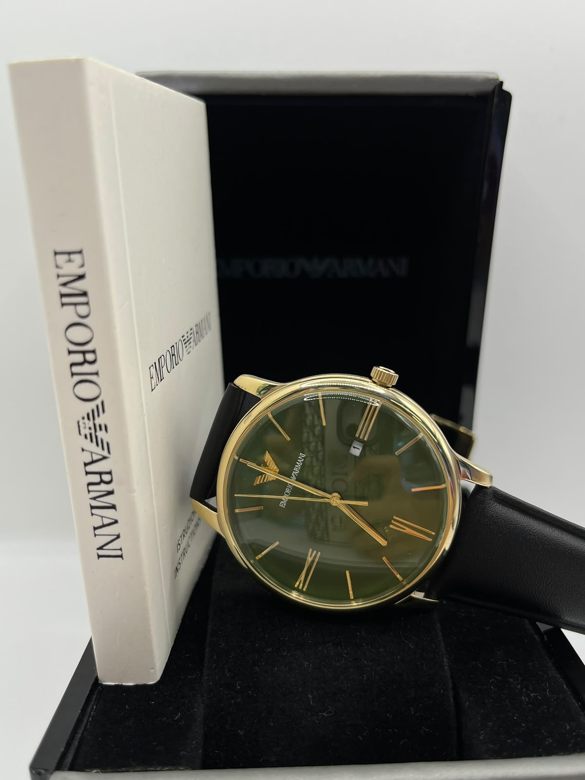 Emporio Armani Gold Watch with Green  (Copy)