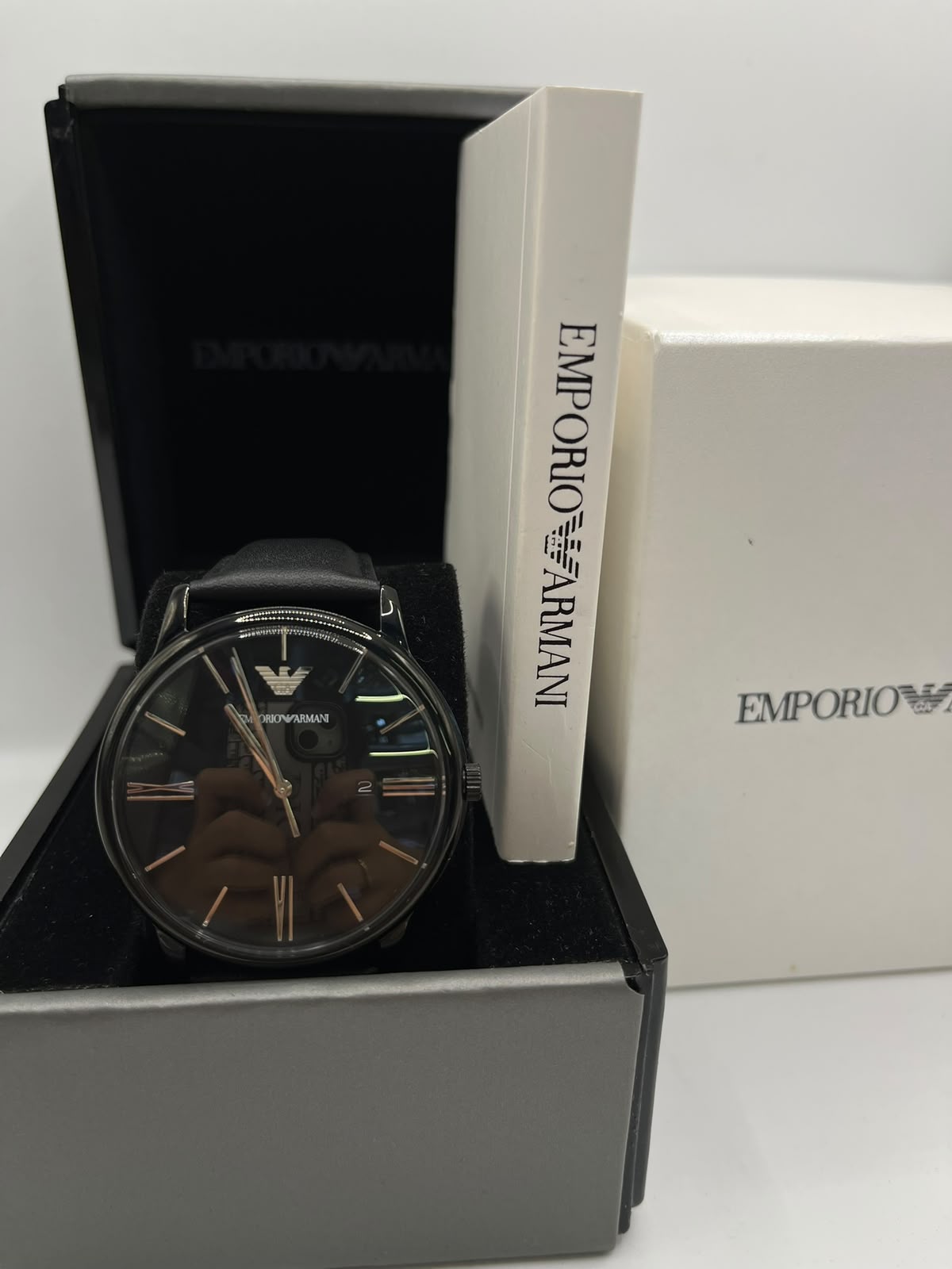 Emporio Armani Gold Watch with Green Dial (Copy)