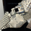 Emporio Armani Chronograph Watch Green Dial Silver Stainless Steel Bracelet (Copy)