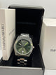 Emporio Armani Green Dial Silver Steel Watch (Copy)