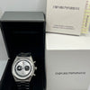Emporio Armani Chronograph Watch Silver Dial Silver Stainless Steel Bracelet (Copy)