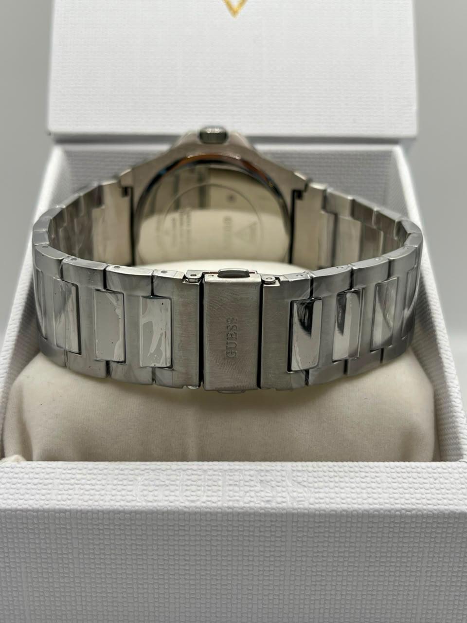 Guess Quartz Watch Green Dial Silver Stainless Steel Bracelet (Copy)
