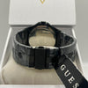 Guess Quartz Watch Black Dial Black Stainless Steel Bracelet (Copy)