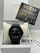 Guess Quartz Watch Black Dial Black Stainless Steel Bracelet (Copy)