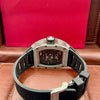 Richard Mille Style Skeleton Black Rubber Watch