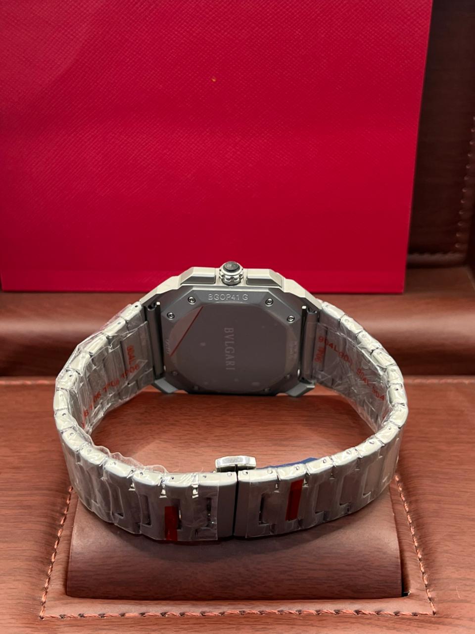 Royal Oak Style Silver Steel Watch