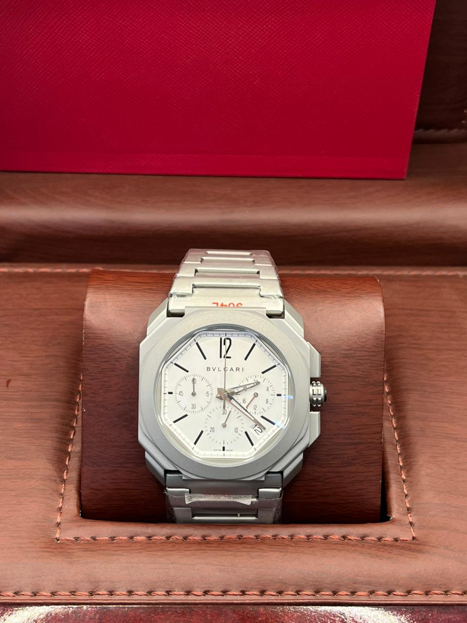 Royal Oak Style Silver Steel Watch