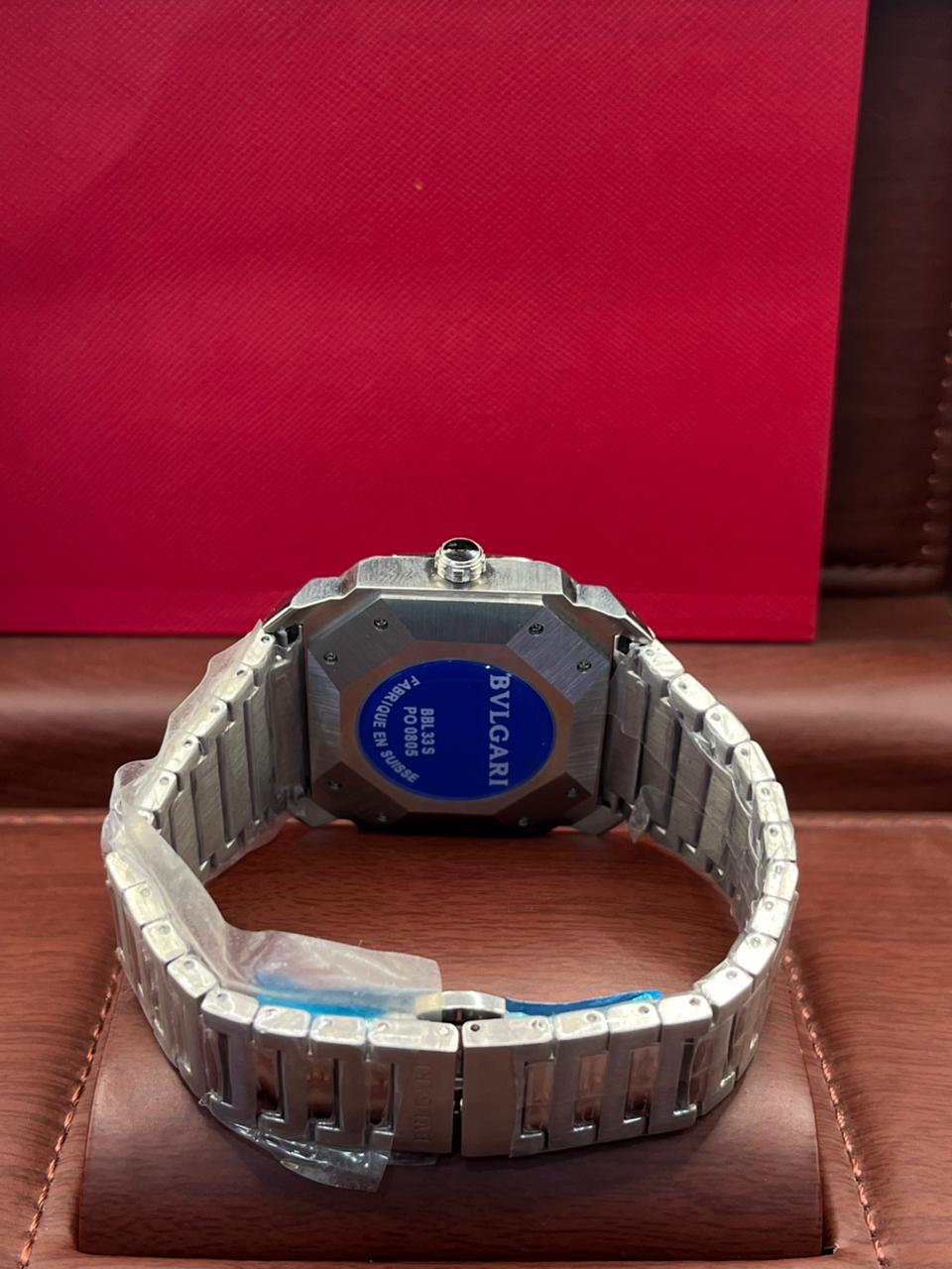 Royal Oak Style Green Dial Steel Watch
