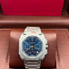 Royal Oak Style Night Dark Blue Dial Steel Watch