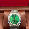Royal Oak Style Green Dial Steel Watch
