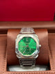 Royal Oak Style Green Dial Steel Watch