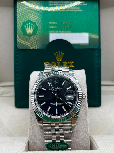 Clean Rolex Datejust Blue Diamond Dial (CLONE)