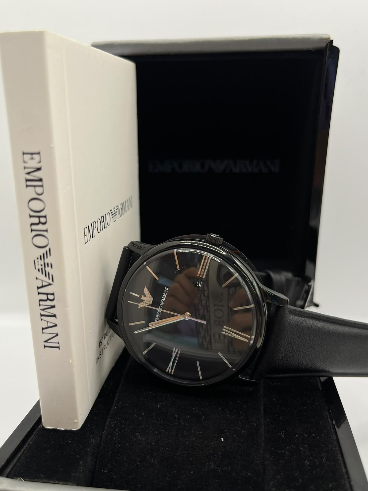 Emporio Armani Gold Watch with Green Dial (Copy)