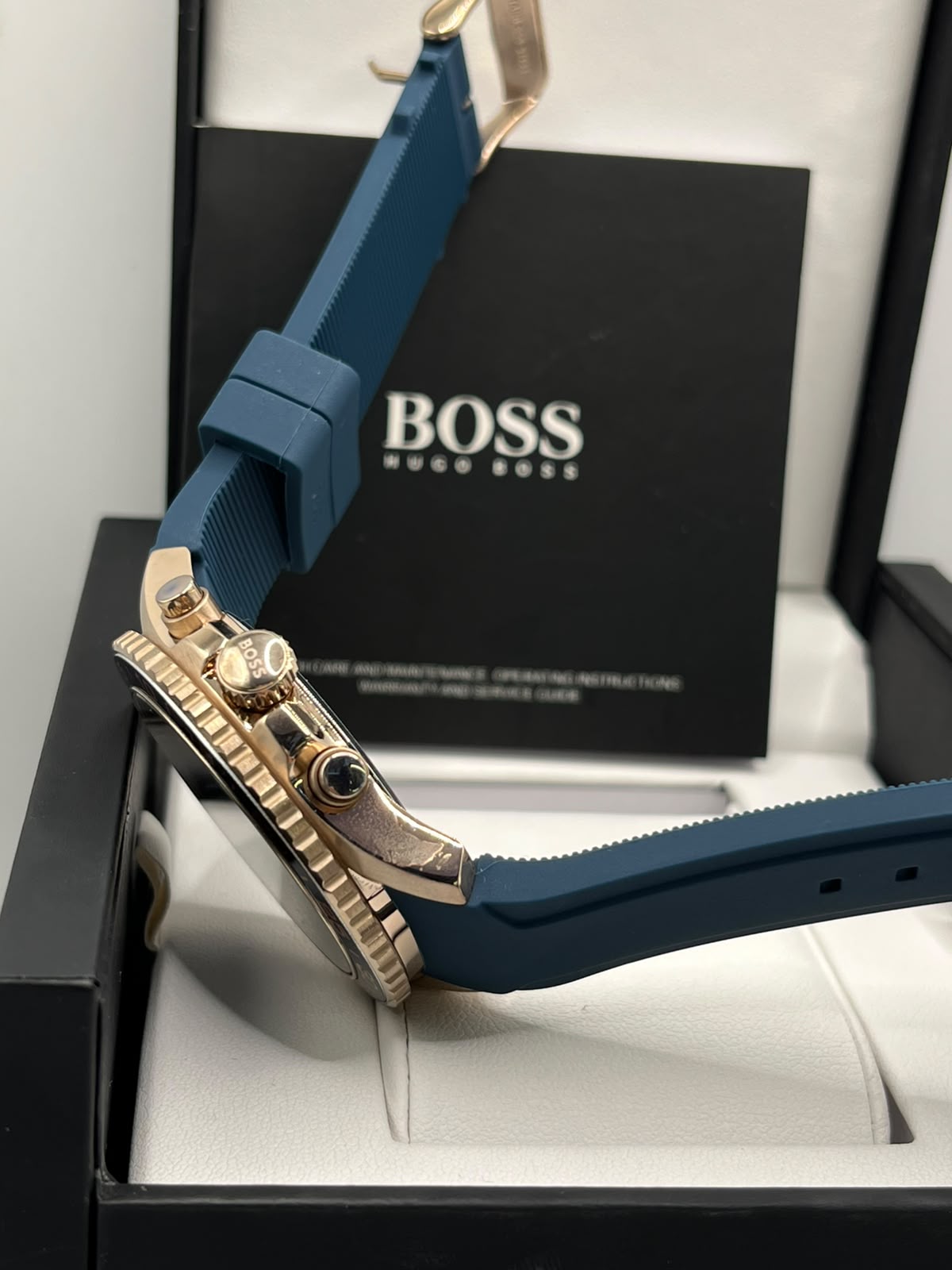 Coffret Montre Homme Hugo Boss Bracelet Bleu (Copy)