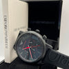 Emporio Armani Men's Black Watch with Red Accents (Copy)