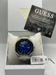 Guess Quartz Watch Blue Dial Silver Stainless Steel Bracelet (Copy)