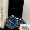 Emporio Armani Men's Blue Strap Watch with Blue Dial (Copy)