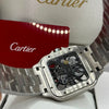 Cartier Santos Skeleton Watch Skeleton Dial Two-Tone Stainless Steel Bracelet (Copy)