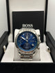 Hugo Boss Men Watch Blue Dial Stainless Steel (Copy)