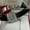 Cartier Santos Watch Green Dial Silver Stainless Steel Bracelet (Copy)