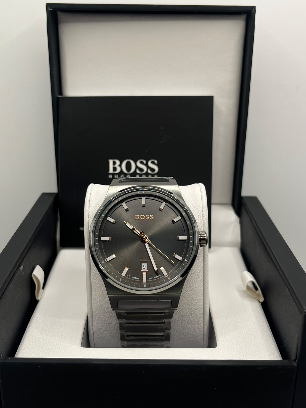 Montre Homme Hugo Boss Noir & Argent Chrono (Copy)