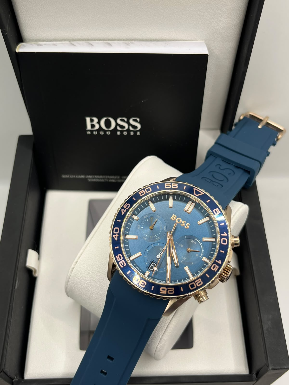 Coffret Montre Homme Hugo Boss Bracelet Bleu (Copy)