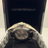 Emporio Armani Chronograph Watch Black Dial Two-Tone Gold & Silver Stainless Steel Bracelet (Copy)