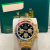 Rolex Day-Date Everose Gold Rainbow Gem-Set (Copy)
