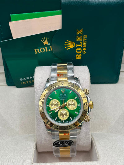 Rolex Cosmograph Daytona Green Dial Gold & Steel (MASTER COPY)