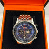 Breitling Navitimer Men's Blue Dial Stainless Steel Watch (Copy)