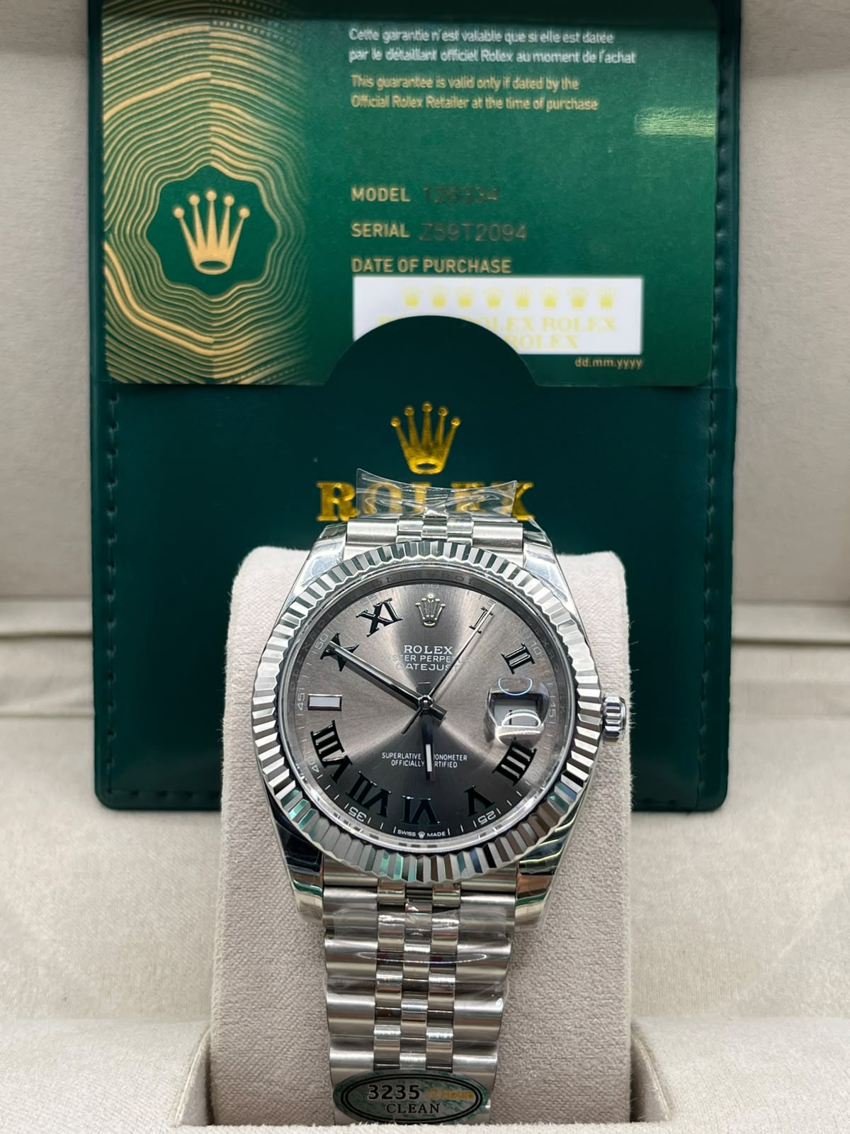 Clean Rolex Datejust Wimbledon (CLONE)