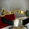 Cartier Santos Watch Green Dial Green Leather Strap (Copy)